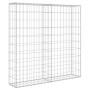 Muro de gaviones con cubiertas acero galvanizado 80x20x100 cm de vidaXL, Paneles de vallas - Ref: Foro24-143577, Precio: 49,1...