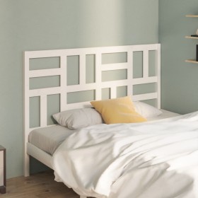 Cabecero de cama madera maciza de pino blanco 141x4x104 cm de , Cabeceros y pies de cama - Ref: Foro24-818186, Precio: 59,30 ...