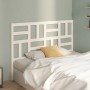 Cabecero de cama madera maciza de pino blanco 141x4x104 cm de , Cabeceros y pies de cama - Ref: Foro24-818186, Precio: 59,30 ...