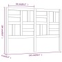 Cabecero de cama madera maciza de pino blanco 141x4x104 cm de , Cabeceros y pies de cama - Ref: Foro24-818186, Precio: 59,30 ...