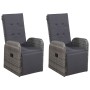 Juego de comedor para jardín 5 piezas gris de , Conjuntos de jardín - Ref: Foro24-3067720, Precio: 879,79 €, Descuento: %