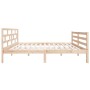 Estructura de cama de madera maciza de pino 140x190 cm de , Camas y somieres - Ref: Foro24-3101263, Precio: 129,16 €, Descuen...