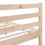 Estructura de cama de madera maciza de pino 140x190 cm de , Camas y somieres - Ref: Foro24-3101263, Precio: 129,16 €, Descuen...
