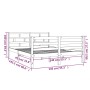 Estructura de cama de madera maciza de pino 140x190 cm de , Camas y somieres - Ref: Foro24-3101263, Precio: 129,16 €, Descuen...