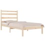 Estructura de cama madera maciza de pino 90x190 cm de , Camas y somieres - Ref: Foro24-3103613, Precio: 81,64 €, Descuento: %