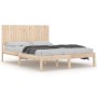 Estructura de cama madera maciza 180x200 cm de , Camas y somieres - Ref: Foro24-3104428, Precio: 172,49 €, Descuento: %
