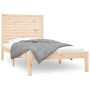 Estructura de cama de madera maciza 100x200 cm de , Camas y somieres - Ref: Foro24-3104598, Precio: 112,23 €, Descuento: %