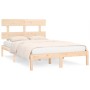 Estructura de cama madera maciza 180x200 cm de , Camas y somieres - Ref: Foro24-3104688, Precio: 133,58 €, Descuento: %