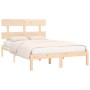 Estructura de cama madera maciza 180x200 cm de , Camas y somieres - Ref: Foro24-3104688, Precio: 133,58 €, Descuento: %