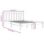 Estructura de cama madera maciza de pino 140x200 cm de , Camas y somieres - Ref: Foro24-3105071, Precio: 115,88 €, Descuento: %