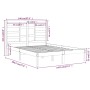Estructura de cama madera maciza de pino 140x190 cm de , Camas y somieres - Ref: Foro24-3105775, Precio: 108,59 €, Descuento: %