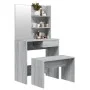 Juego de tocador color gris Sonoma 74,5x40x141 cm de , Tocadores para dormitorios - Ref: Foro24-3114145, Precio: 91,95 €, Des...