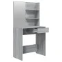 Juego de tocador color gris Sonoma 74,5x40x141 cm de , Tocadores para dormitorios - Ref: Foro24-3114145, Precio: 91,95 €, Des...