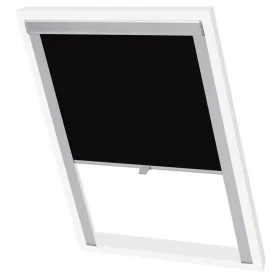 Persiana enrollable opaca negra PK06 de vidaXL, Persianas y estores - Ref: Foro24-133520, Precio: 67,28 €, Descuento: %