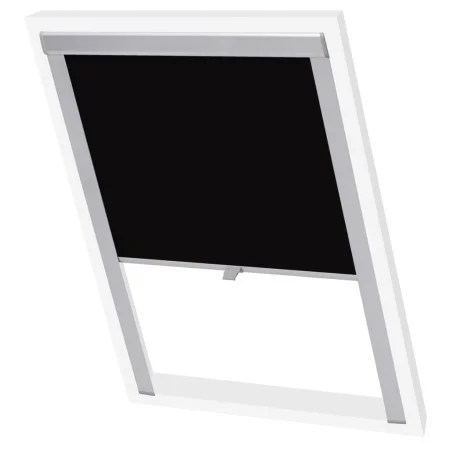 Persiana enrollable opaca negra PK06 de vidaXL, Persianas y estores - Ref: Foro24-133520, Precio: 67,28 €, Descuento: %