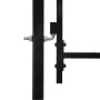 Puerta de jardín de acero negro 2x4 m de vidaXL, Puertas de jardín - Ref: Foro24-144364, Precio: 296,46 €, Descuento: %