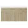 Mueble con lavabo madera de ingeniería roble Sonoma de , Tocadores de baño - Ref: Foro24-3070841, Precio: 221,28 €, Descuento: %