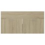 Mueble con lavabo madera de ingeniería roble Sonoma de , Tocadores de baño - Ref: Foro24-3070841, Precio: 221,28 €, Descuento: %