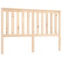 Cabecero de cama madera maciza de pino 156x6x101 cm de , Cabeceros y pies de cama - Ref: Foro24-818525, Precio: 56,93 €, Desc...