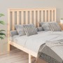 Cabecero de cama madera maciza de pino 156x6x101 cm de , Cabeceros y pies de cama - Ref: Foro24-818525, Precio: 56,93 €, Desc...