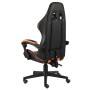 Silla gaming de cuero sintético negro y naranja en Sillas de oficina | Comprar online en Foru.es