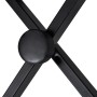 Set de soporte para teclado con doble refuerzo y taburete negro de vidaXL, Banquetas y taburetes - Ref: Foro24-70097, Precio:...