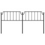 Cabecero de metal negro 193 cm de , Cabeceros y pies de cama - Ref: Foro24-373924, Precio: 31,15 €, Descuento: %