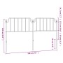 Cabecero de metal negro 193 cm de , Cabeceros y pies de cama - Ref: Foro24-373924, Precio: 31,15 €, Descuento: %