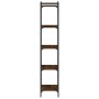 Librería 5 estantes madera ingeniería roble marrón 40x30x154 cm de , Librerías y estanterías - Ref: Foro24-837641, Precio: 53...