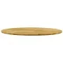 Superficie de mesa redonda madera maciza de roble 23 mm 600 mm de vidaXL, Tableros para mesas - Ref: Foro24-245983, Precio: 7...