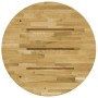Superficie de mesa redonda madera maciza de roble 23 mm 600 mm de vidaXL, Tableros para mesas - Ref: Foro24-245983, Precio: 7...