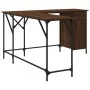 Escritorio madera de ingeniería roble marrón 141x141x75 cm de , Escritorios - Ref: Foro24-837601, Precio: 98,94 €, Descuento: %