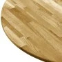Superficie de mesa redonda madera maciza de roble 23 mm 600 mm de vidaXL, Tableros para mesas - Ref: Foro24-245983, Precio: 7...