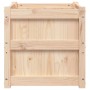 Jardinera madera maciza de pino 50x50x50 cm de , Maceteros y jardineras - Ref: Foro24-837414, Precio: 58,23 €, Descuento: %