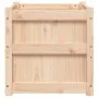 Jardinera madera maciza de pino 50x50x50 cm de , Maceteros y jardineras - Ref: Foro24-837414, Precio: 57,80 €, Descuento: %