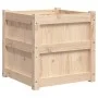 Jardinera madera maciza de pino 50x50x50 cm de , Maceteros y jardineras - Ref: Foro24-837414, Precio: 57,80 €, Descuento: %
