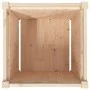 Jardinera madera maciza de pino 50x50x50 cm de , Maceteros y jardineras - Ref: Foro24-837414, Precio: 57,80 €, Descuento: %