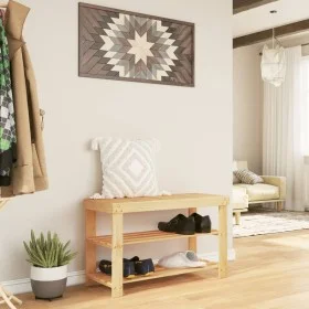 Zapatero de 3 niveles bambú 70x27,5x45 cm de , Zapateros y organizadores de calzado - Ref: Foro24-373365, Precio: 60,60 €, De...