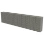 Muro de gaviones con cubiertas acero galvanizado 600x50x150 cm de vidaXL, Paneles de vallas - Ref: Foro24-143582, Precio: 349...