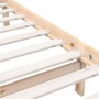 Estructura de cama individual pequeña madera maciza 75x190 cm de , Camas y somieres - Ref: Foro24-3101113, Precio: 93,06 €, D...