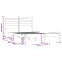 Estructura de cama madera maciza pino blanco 120x190 cm de , Camas y somieres - Ref: Foro24-3103619, Precio: 118,70 €, Descue...