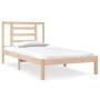 Estructura de cama madera maciza de pino 90x190 cm de , Camas y somieres - Ref: Foro24-3104313, Precio: 82,53 €, Descuento: %