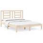Estructura de cama de madera maciza de pino 160x200 cm de , Camas y somieres - Ref: Foro24-3104358, Precio: 127,05 €, Descuen...