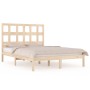Estructura de cama de madera maciza de pino 160x200 cm de , Camas y somieres - Ref: Foro24-3104488, Precio: 127,64 €, Descuen...