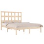 Estructura de cama de madera maciza de pino 160x200 cm de , Camas y somieres - Ref: Foro24-3104488, Precio: 127,64 €, Descuen...