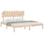 Estructura de cama de madera maciza super king 180x200 cm de , Camas y somieres - Ref: Foro24-3104883, Precio: 137,50 €, Desc...