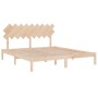 Estructura de cama de madera maciza super king 180x200 cm de , Camas y somieres - Ref: Foro24-3104883, Precio: 137,50 €, Desc...