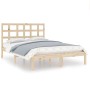 Estructura de cama madera maciza 140x200 cm de , Camas y somieres - Ref: Foro24-3105470, Precio: 113,76 €, Descuento: %