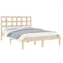 Estructura de cama madera maciza 140x200 cm de , Camas y somieres - Ref: Foro24-3105470, Precio: 113,76 €, Descuento: %