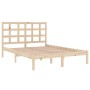 Estructura de cama madera maciza 140x200 cm de , Camas y somieres - Ref: Foro24-3105470, Precio: 113,76 €, Descuento: %
